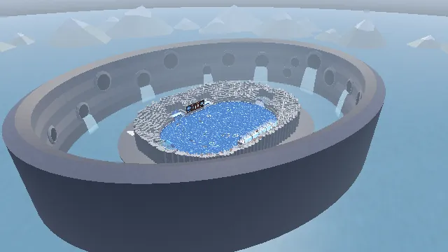 Aerial view of Geyser Bowl